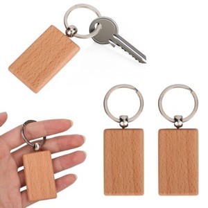 Porte-clés en bois à usage personnalisé, nouveau design, logo personnalisé, porte-clés en bois, cadeau pour bureau, hôtel, ami, transport quotidien - Product Image 1