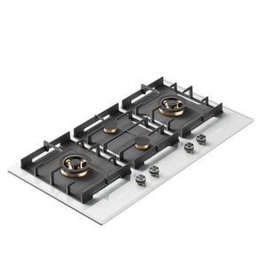 Table de cuisson encastrable exclusive transfrontalière 960 mm à quatre brûleurs au gaz liquéfié/gaz naturel avec minuterie pour usage domestique disponible - Product Image 2