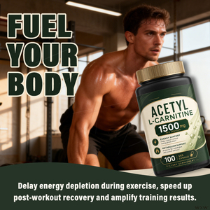 Capsule Vegetariane di Acetil L-Carnitina 1500mg per Porzione, Supporto per Energia Cellulare e Metabolismo dei Grassi, 100 Capsule OEM - Product Image 5