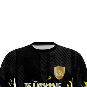 Último Modelo de Uniformes de Fútbol con Serigrafía, Camisetas con Logotipo Personalizado + Conjuntos de Pantalones Cortos, 100% Poliéster, Unisex para Hombre y Mujer, Impermeables - Product Image 5