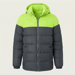Chaqueta de Plumón para Hombre de la Mejor Calidad para Invierno, Estilo Casual, Impermeable, con Cierre de Cremallera, Precio al por Mayor, Secado Rápido - Product Image 2