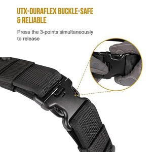 Ceinture tactique de qualité supérieure en nylon renforcé, séchage rapide, respirante, boucle en plastique, taille personnalisée, ceintures de qualité supérieure - Product Image 4