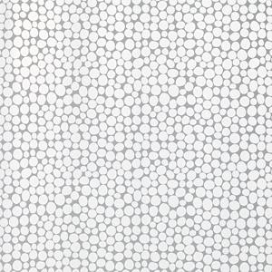 Cortina de ducha de poliéster Spirella 'Galet' en blanco, 180 x 200 cm - Product Image 3