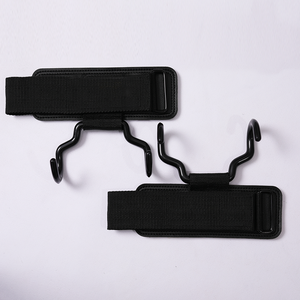 Crochets d'haltérophilie personnalisés SFI sangles de poignet électriques robustes réglables Support de poignée pour Deadlifts - Product Image 4