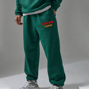 Pantalon de survêtement empilé lavé personnalisé de haute qualité pour les poches latérales des hommes couleur unie décontracté Streetwear pantalon confortable 100% coton - Product Image 4