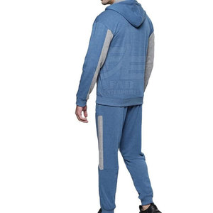 Chándal personalizado para hombre, conjunto de 2 piezas, chaqueta con cremallera completa y pantalones de Jogger para entrenamiento, correr o uso diario - Product Image 4
