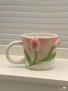 Taza de cerámica de diseño moderno para el hogar, hotel o restaurante, Color verde, forma redonda, taza de café o té y platillo de mesa - Product Image 5