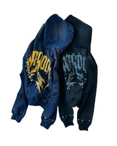 Sudaderas Casuales de Invierno para Hombre, Diseño Sólido, 100% Algodón, Transpirables, Ecológicas, con Bolsillo, Alta Calidad, Venta al por Mayor - Product Image 1