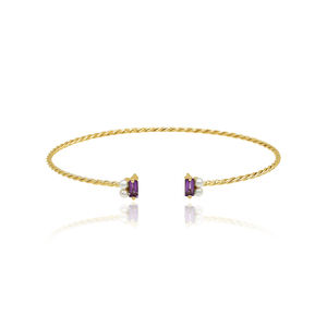 Acheter en ligne des perles naturelles à facettes en pierres multiples à la mode plaqué or 925 fournisseurs de fabricant de bracelet en argent sterling - Product Image 4