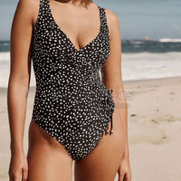 Combinaison de corps en mélange de nylon doux avec coupe ajustée et sensation respirante Combinaison de corps lisse légère avec col rond et tissu extensible