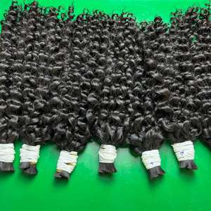 ผมต่อแบบก้อนเดียวที่ไม่ได้ผ่านกระบวนการผมแบบดิบเกรดสูง - Product Image 3