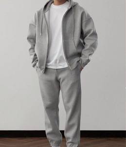 ชุดวอร์มกางเกงมีฮู้ดสำหรับทั้งชายและหญิงชุดวิ่งชุดวอร์มลำลอง2ชิ้นขนาด XL - Product Image 3