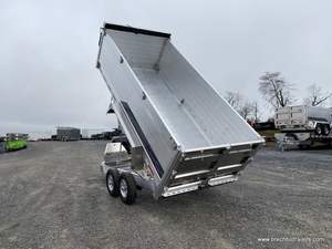 รถพ่วงบรรทุกแบบดั๊มพ์ EBY โครงสร้างอลูมิเนียมทั้งหมด ขนาด 16x82x14K (CB14K16) N1022611 รับน้ำหนักได้ 200 กก. ขนาด 5.2 ม. x 3.5 ม. x 2 ม. - Product Image 3