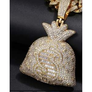 H.A.IMPEX Pendentif Hip Hop Rond en Diamant Véritable Or 14K 2,00 Pouces Bijoux de Luxe pour Homme avec Diamants Brillants pour Tenues de Soirée - Product Image 2