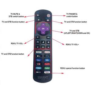 Control Remoto Universal BESIA T-4026 para Roku TV, TCL, Philips, Hisense, Hitachi, Westinghouse, Onn, Sharp, JVC, Sanyo, Alcance de 10m - Product Image 3