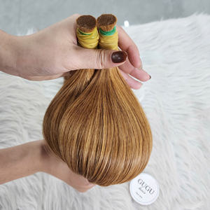 100% Raw Super Double Silky Straight 24 Inches Human Vietnamese <b>Hair</b> Extensions Bulk #14 Brown <b>Color</b> Customized for Women - Product Image 3