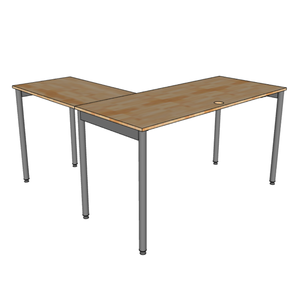 Bureau de travail moderne en forme de L, design convertible - OMA II HBOM212 - Product Image 2