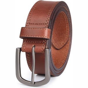 Nouveau 2025 cuir véritable hommes boucle ardillon ceinture en cuir mode affaires Style unique ceintures en cuir - Product Image 4