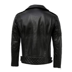 Veste en cuir PU décontractée pour hommes d'automne et d'hiver en peau de mouton réversible avec fermeture à glissière coupe-vent grande taille nouveau Design - Product Image 3