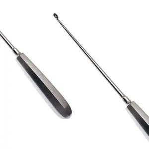 Curette orthopédique manuelle en acier, durable, à extrémité courbée, instrument chirurgical très demandé - Product Image 4