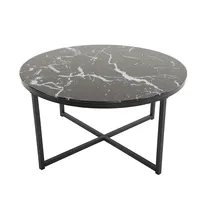 Nouvelle Table Basse de Style avec Plateau et Base en Verre, Table Basse en Acier Argenté de Nouveau Design pour Décoration Intérieure, Table Console Centrale