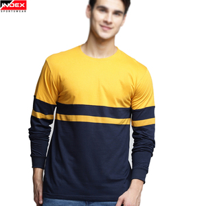 Nouvelle arrivage de T-shirts pour hommes de grande taille et lourds 100% coton personnalisé col rond manches longues qualité supérieure respirant séchage rapide décontracté - Product Image 1
