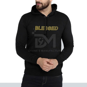 เสื้อฮู้ดดี้ผู้ชายผ้าฝ้าย 100% คุณภาพดีที่สุด MOQ ต่ำ สีพื้น สวมใส่สบาย เป็นมิตรกับสิ่งแวดล้อม ระบายอากาศได้ดี แห้งเร็ว มีกระเป๋า - Product Image 1