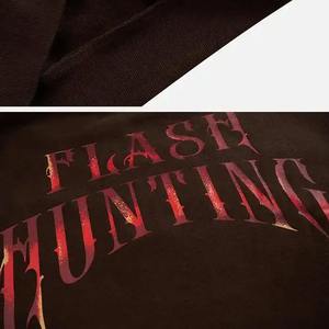 Survêtements de maternité grande taille personnalisés OEM, style décontracté, avec fermeture éclair, broderie sportive, en coton pour hommes, ensembles de jogging extensibles dans les quatre sens - Product Image 2