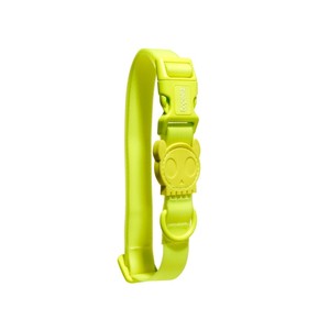 Collier pour animaux Neopro Lime, luxe moderne, polyester uni, motif animalier, style western classique, pour dressage d'animaux, avec rivets élégants - Product Image 1
