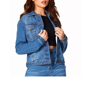 Automne et hiver nouvelles manches bouffantes dames Denim veste femmes Style décontracté femmes Jeans vestes fournisseur de BD - Product Image 6