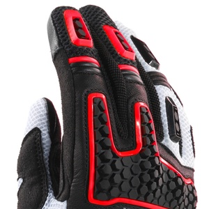 Guantes Cortos de Protección Transpirables para Motociclistas, Guantes Cortos de Cuero de Alta Calidad, Guantes Personalizados con Dedos Cortos - Product Image 3