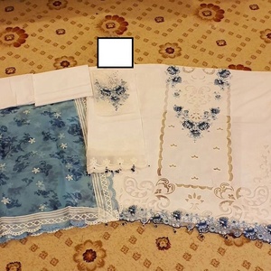 2023 colección de césped de algodón estampado para mujer, Vestido camisero de verano, nuevo estilo indio Shalwar Kameez de manga larga - Product Image 6