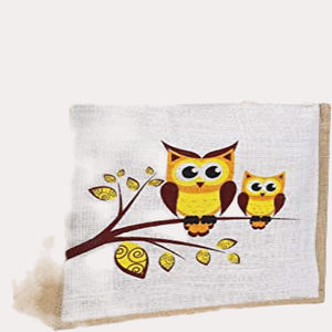 Producto de Venta caliente de alta calidad logotipo personalizado yute bolsa de compras bolsa de lona de algodón artículo personalizado estilo patrón carta promoción IND - Product Image 1