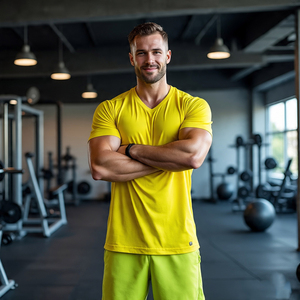 T-shirt à col en V de haute qualité pour hommes 100% Polyester Workout Muscle Fit TShirt T-shirt à manches courtes pour hommes Bodybuilding Mens - Product Image 6