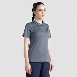 Camisa Polo Pulse Gris para Mujer - Product Image 3