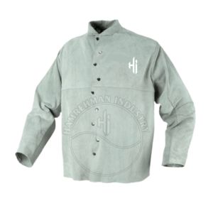 Veste de soudage fière allure et caractéristique tanné fente manches latérales veste de soudage à manches en cuir - Product Image 4