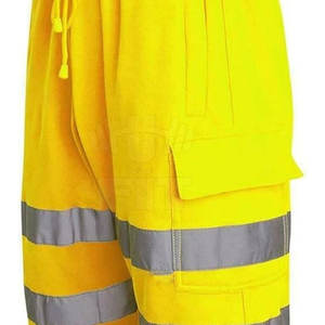 Meilleure vente XS Construction extensible Utility Cargo Shorts avec logo personnalisé High Street Work Wear Mid Prix de gros en coton - Product Image 5