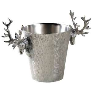 Seau à glace en métal avec poignée en aluminium en forme de cerf, porte-bière et porte-vin pour la maison, l'hôtel, le restaurant, les barware, décoratif pour la maison et le bureau - Product Image 1