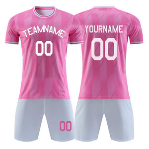 Ensemble de maillots de football personnalisés pour club en gros, qualité supérieure, polyester à séchage rapide, vêtements de sport pour hommes, maillot de football - Product Image 1