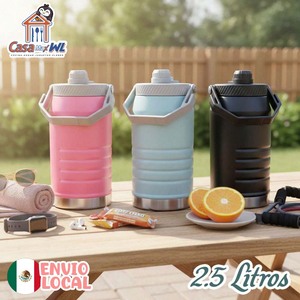CASAMAX WL Thermos in Acciaio Inossidabile da 2,5 Litri, Mantiene il Calore per 0-6 Ore, Ideale per Campeggio, Escursioni, Picnic e Uso all'Aperto - Product Image 1