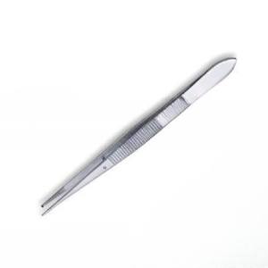 Fórceps de iris de acero inoxidable de un solo uso personalizados, 10cm, 1x2 dientes, instrumento quirúrgico para agarrar y manipular tejidos - Product Image 5