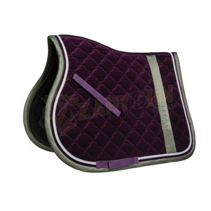 Premium English GP Shape Custom Designed Saddle Veet <b>Pad</b> Riding Horse Anti-Slip Best Grip Fabric Lining <b>Foam</b> Filling Cheap Price - Product Image 5