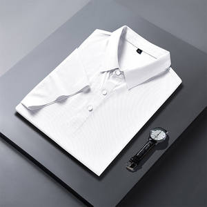 เสื้อโปโลกระดุมสองเม็ดสำหรับผู้ชายเสื้อระบายอากาศได้สำหรับฤดูร้อน - Product Image 6