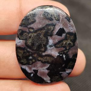 Piedra preciosa de cabujón de jaspe Gabru Natural de buena calidad (Amarillo Blanco) para hacer joyas, envoltura de alambre, marca UDGEMS directa de fábrica - Product Image 3