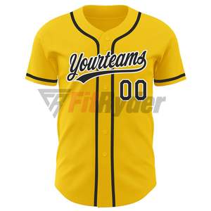 Camisetas de Béisbol Personalizadas Sublimadas y Transpirables, con Nombre de Equipo, Logotipo y Número Impresos, para Deportes de Softbol, OEM - Product Image 2