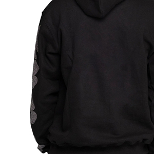 Sweats à capuche de haute qualité 100% coton Polyester Rhinestone Hoodies Oem Service Top Fashion Rhinestone Hoodies - Product Image 6