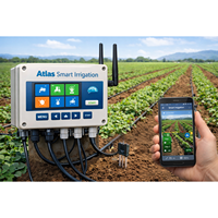 Sistema de Riego Inteligente ATLAS SAV-IoT DN80/DN100 con PLC Agrícola, Control Remoto por Aplicación Móvil, Certificación CE y MID, para Uso Agrícola