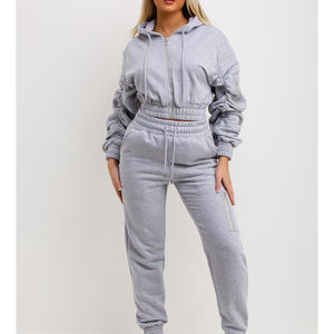 Ropa de calle personalizada de alta calidad Sudadera con capucha de lana en blanco con cremallera bolsillos de doble capa vintage sudaderas con capucha de lavado ácido desteñido al sol - Product Image 1