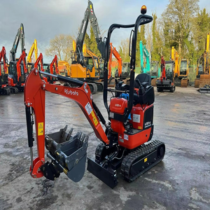 รถขุดขนาดเล็ก Kubota U10-5 แบบตีนตะขาบ สีแดง ความจุบุ้งกี๋ 0.03 ลูกบาศก์เมตร ระยะหมุนรอบตัวสั้น - Product Image 1