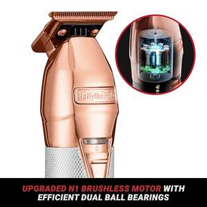 Cortadora de Pelo Profesional Inalámbrica para Barbería, Recortadora de Barba con Cuchillas de Acero Inoxidable, Eléctrica, con Carga USB, para Afeitar en Casa o en el Auto - Product Image 5